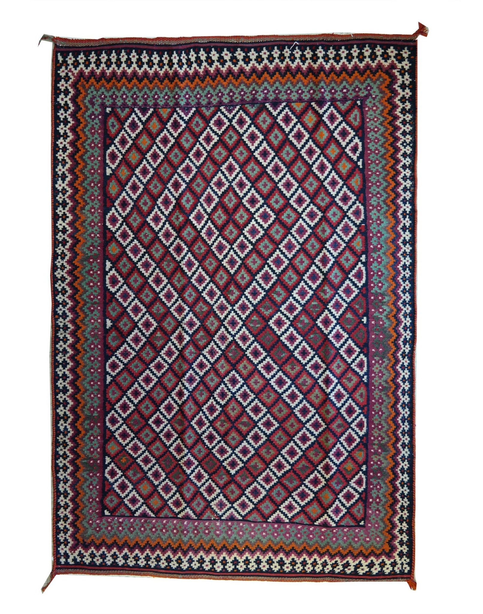 Kilim Gashgai fine cm. 280 x 175 - 7586 10 Kilim Ghashgai