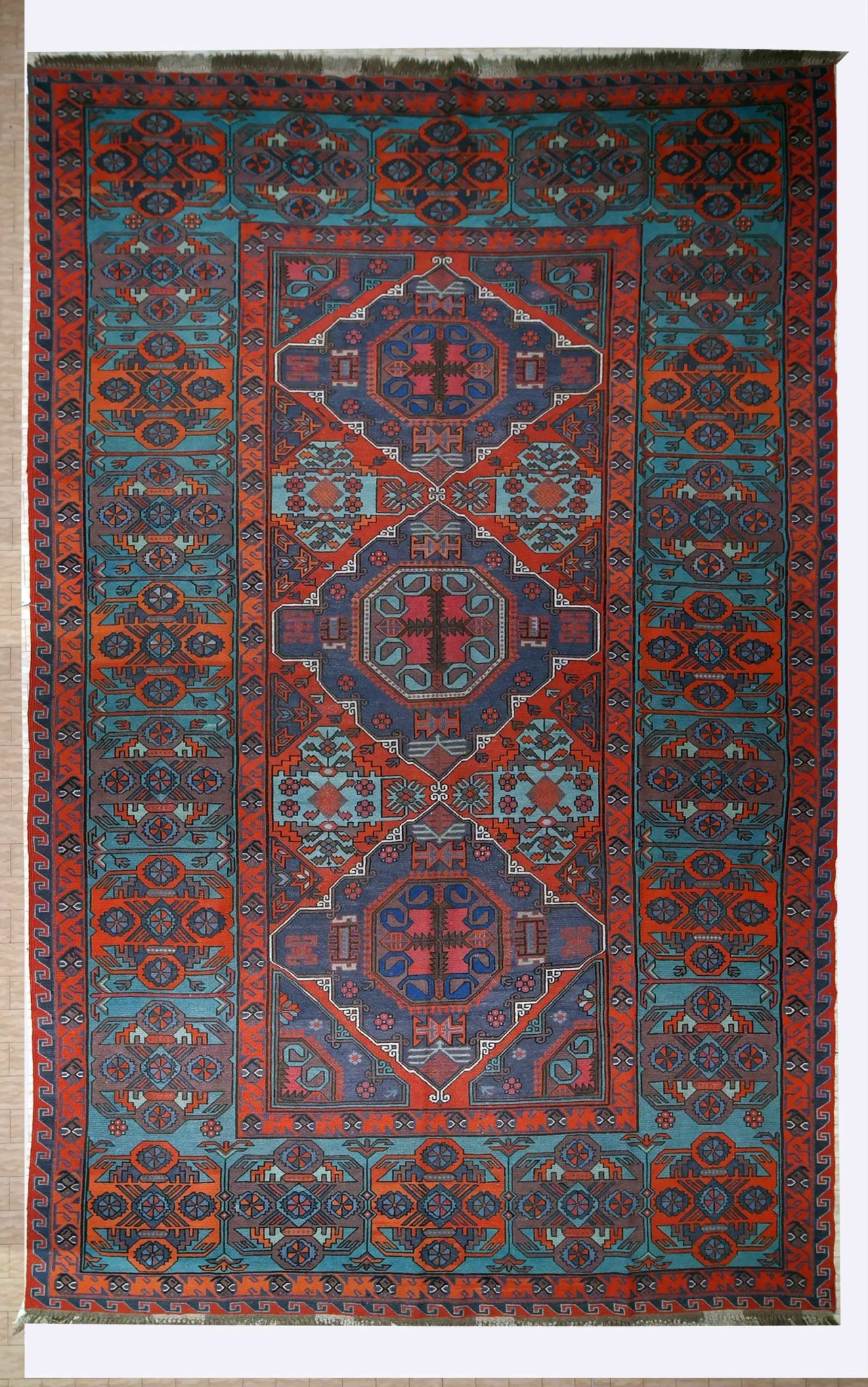 Antique Sumak carpet