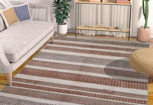 Modern striped Daria carpet