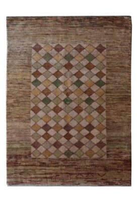 Modern small checkered carpet 168x125cm - 9856 12 Modern small chess carpet