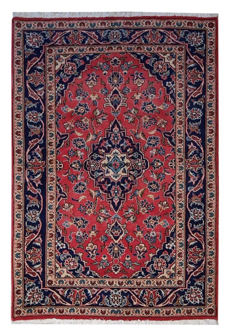 Grand Tapis Kilim Persan Fait Main – Kurdestan Années 40/50, 200x157 Cm