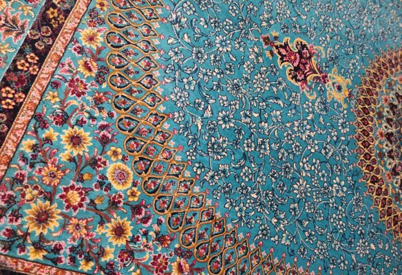 Silk carpet