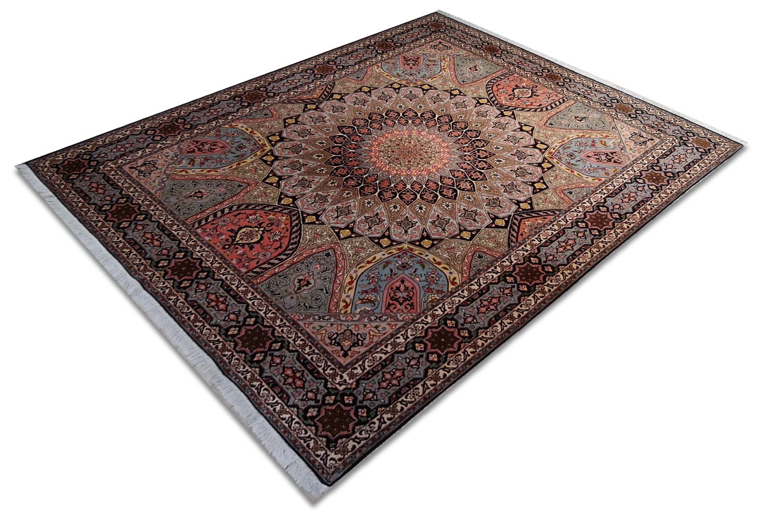 Tappeto Tabriz cupola 60 raj 260x200 B1702 4 Tappeto Tabriz cupola 60 raj 260x200 B1702 - immagine 3