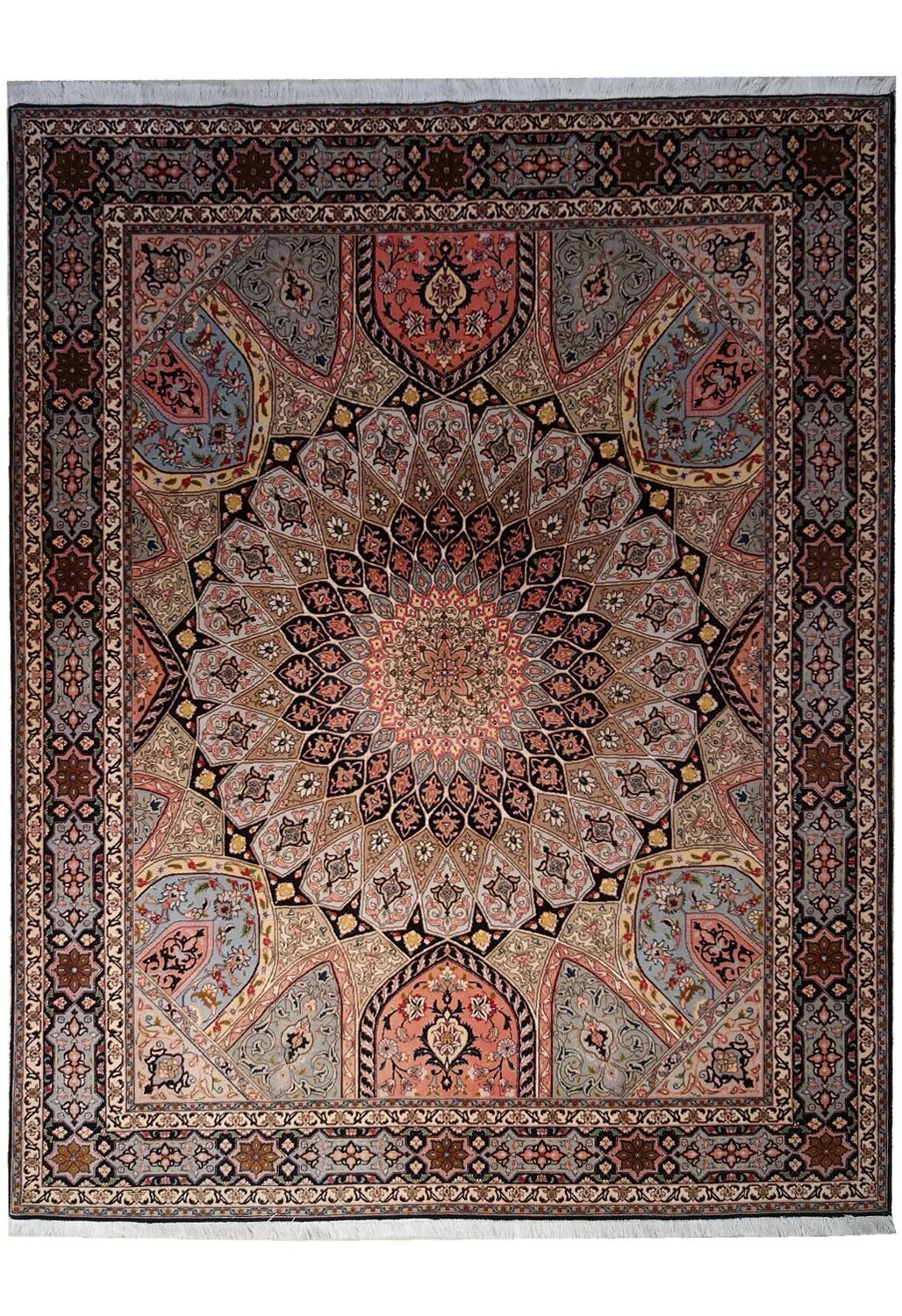 Tappeto Tabriz cupola 60 raj 260x200 B1702 2 Tappeto Tabriz cupola 60 raj 260x200 B1702