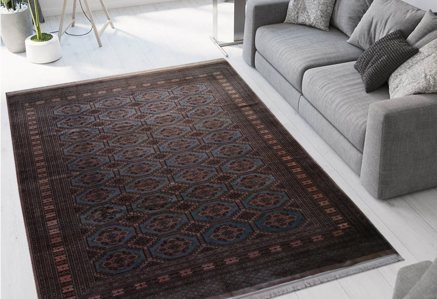 Tappeto Bukara Kashmir B1719 3 Tappeto Bukara Kashmir B1719 - immagine 2