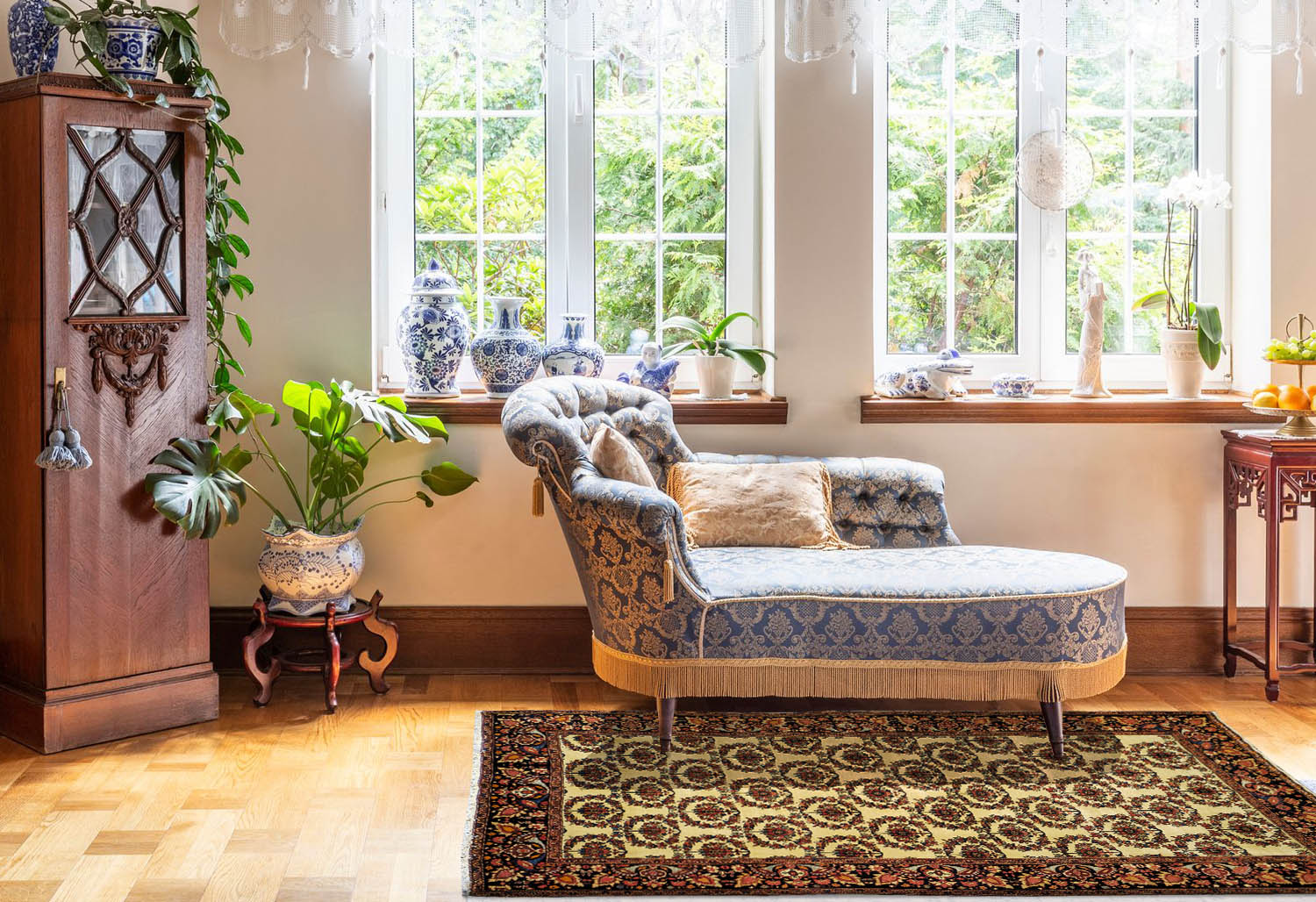 Tappeto Fine Senneh Antico 203x135cm - B1775 3 Tappeto Fine Senneh Antico