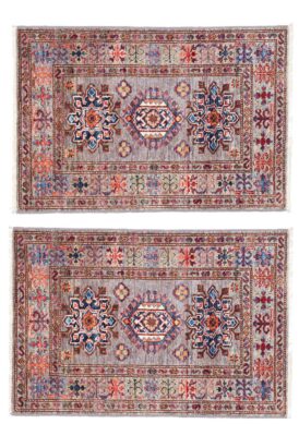 Coppia Scendiletto Kazak extra fine 92x63 cm - 478619 8 Coppia Scendiletto Kazak extra fine