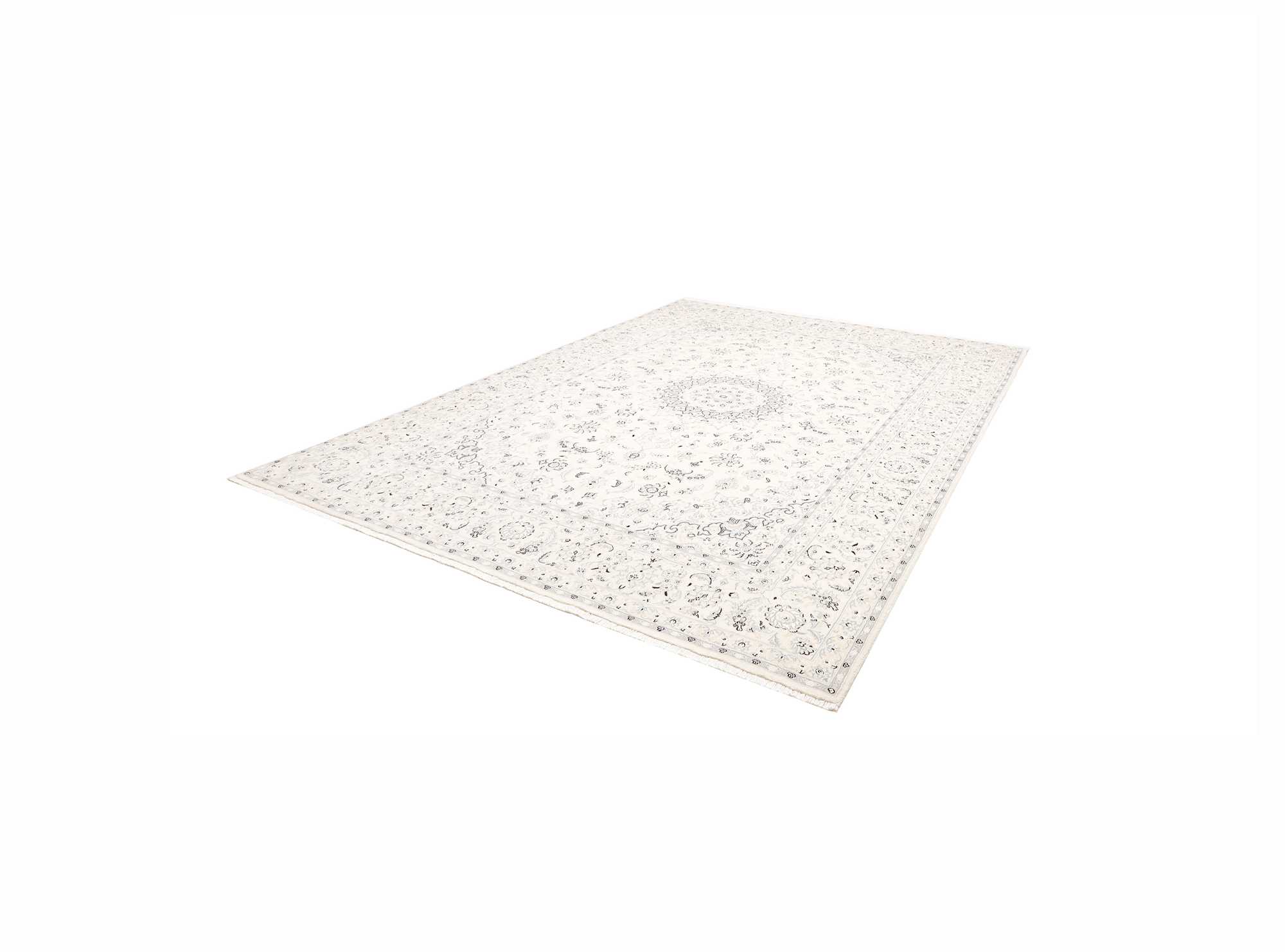 Tappeto Persiano Nain 9 Fili Annodato a Mano Z246355 4 Tappeto Persiano Nain 9 Fili Annodato a Mano Z246355 - immagine 3