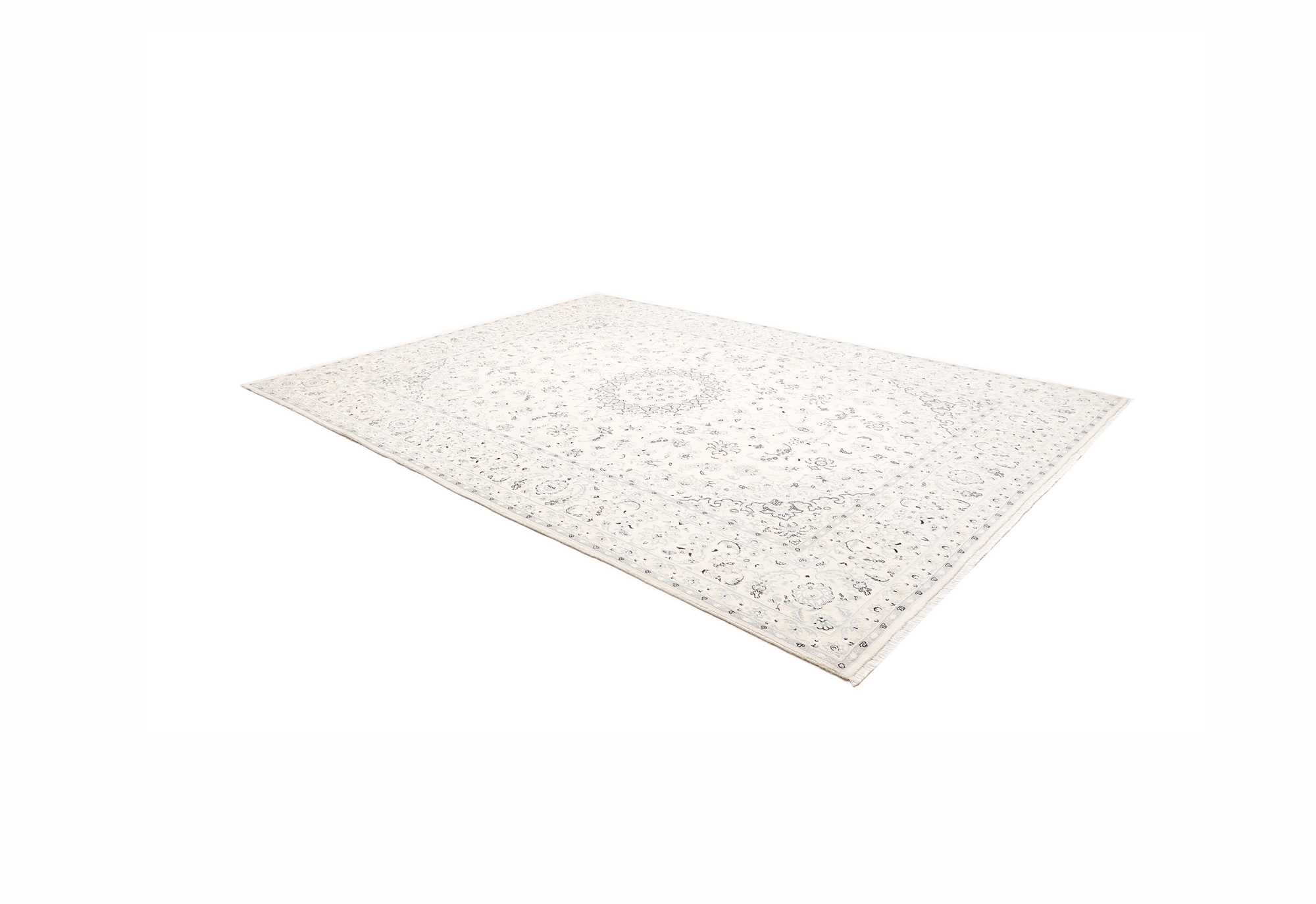 Tappeto Persiano Nain 9 Fili Annodato a Mano Z246355 5 Tappeto Persiano Nain 9 Fili Annodato a Mano Z246355 - immagine 4