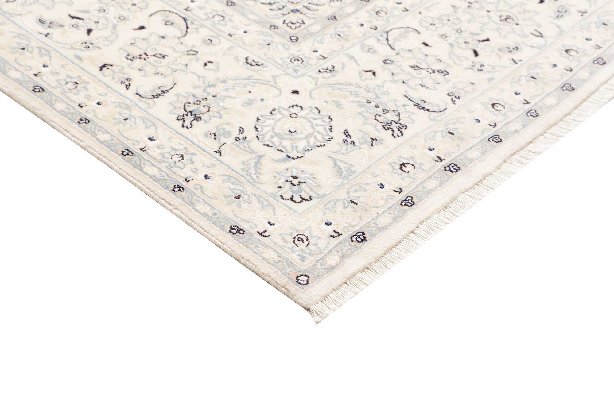 Tappeto Persiano Nain 9 Fili Annodato a Mano Z246355 7 Tappeto Persiano Nain 9 Fili Annodato a Mano Z246355 - immagine 6