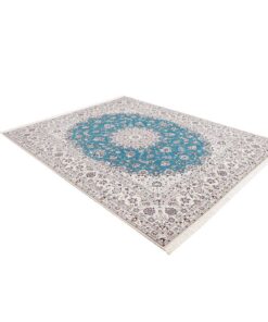 Tappeto Persiano Nain 6 Fili Lana e Seta Annodato a Mano 261x209 Z445536 18 Tappeto Persiano Nain 6 Fili Lana e Seta Annodato a Mano 261x209 Z445536 - immagine 4