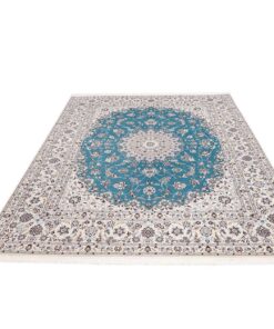 Tappeto Persiano Nain 6 Fili Lana e Seta Annodato a Mano 261x209 Z445536 19 Tappeto Persiano Nain 6 Fili Lana e Seta Annodato a Mano 261x209 Z445536 - immagine 5