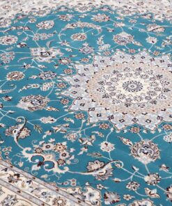 Tappeto Persiano Nain 6 Fili Lana e Seta Annodato a Mano 261x209 Z445536 22 Tappeto Persiano Nain 6 Fili Lana e Seta Annodato a Mano 261x209 Z445536 - immagine 8