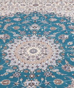 Tappeto Persiano Nain 6 Fili Lana e Seta Annodato a Mano 261x209 Z445536 23 Tappeto Persiano Nain 6 Fili Lana e Seta Annodato a Mano 261x209 Z445536 - immagine 9
