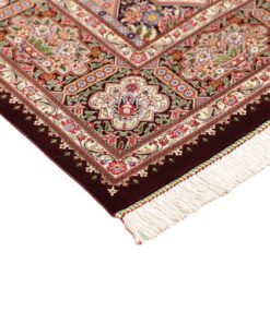 Tappeto persiano Qum in Seta 200x133 Z445645 - immagine 5