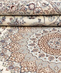 Tappeto Persiano Nain 6 Fili Lana e Seta 317×208 cm Z446351 - immagine 11