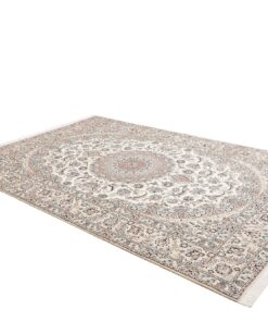 Tappeto Persiano Nain 6 Fili Lana e Seta 317×208 cm Z446351 - immagine 3