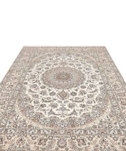 Tappeto Persiano Nain 6 Fili Lana e Seta 317×208 cm Z446351 - immagine 4