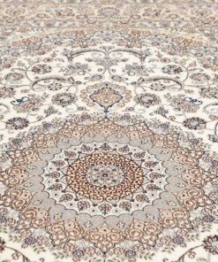 Tappeto Persiano Nain 6 Fili Lana e Seta 317×208 cm Z446351 - immagine 8