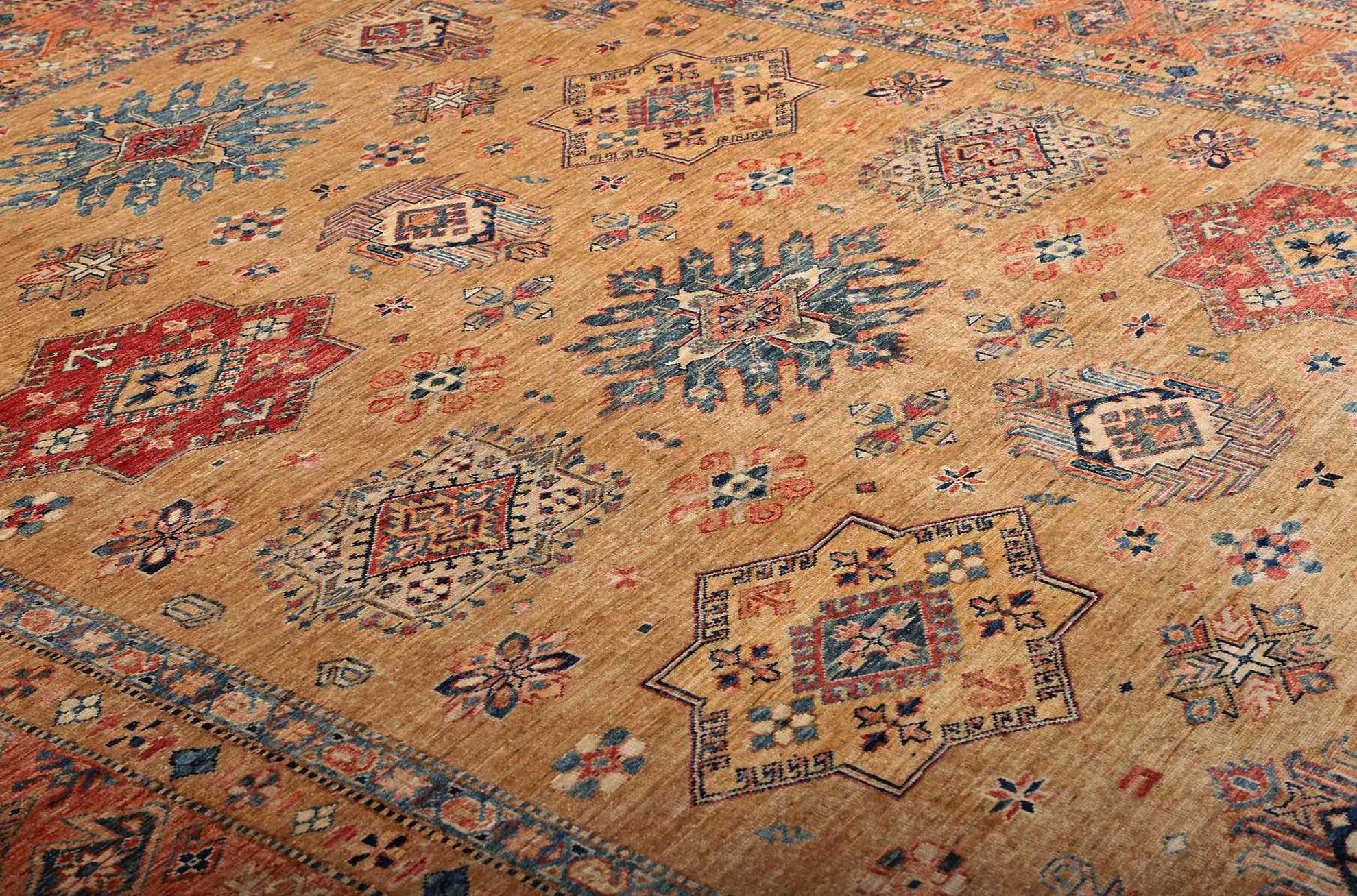 Tappeto KAZAK extra fine Afghano 307x253 Z459730 8 Tappeto KAZAK extra fine Afghano 307x253 Z459730 - immagine 6