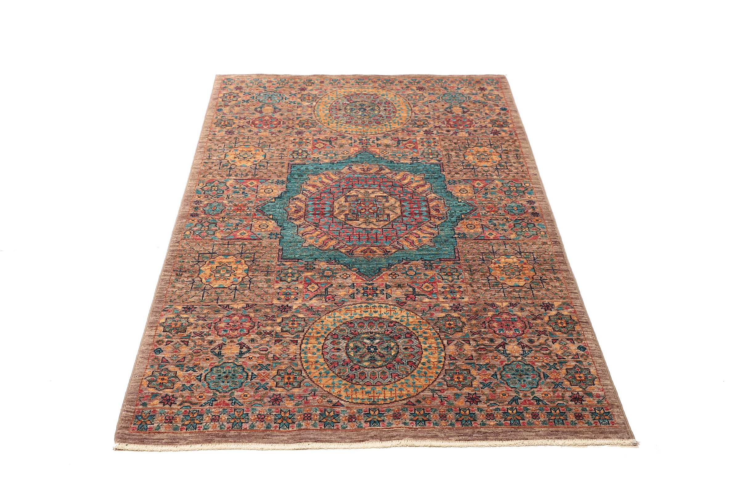Tappeto Mamelucco (Mamluk) annodato a mano 155x99 Z468978 7 Tappeto Mamelucco (Mamluk) annodato a mano 155x99 Z468978 - immagine 5