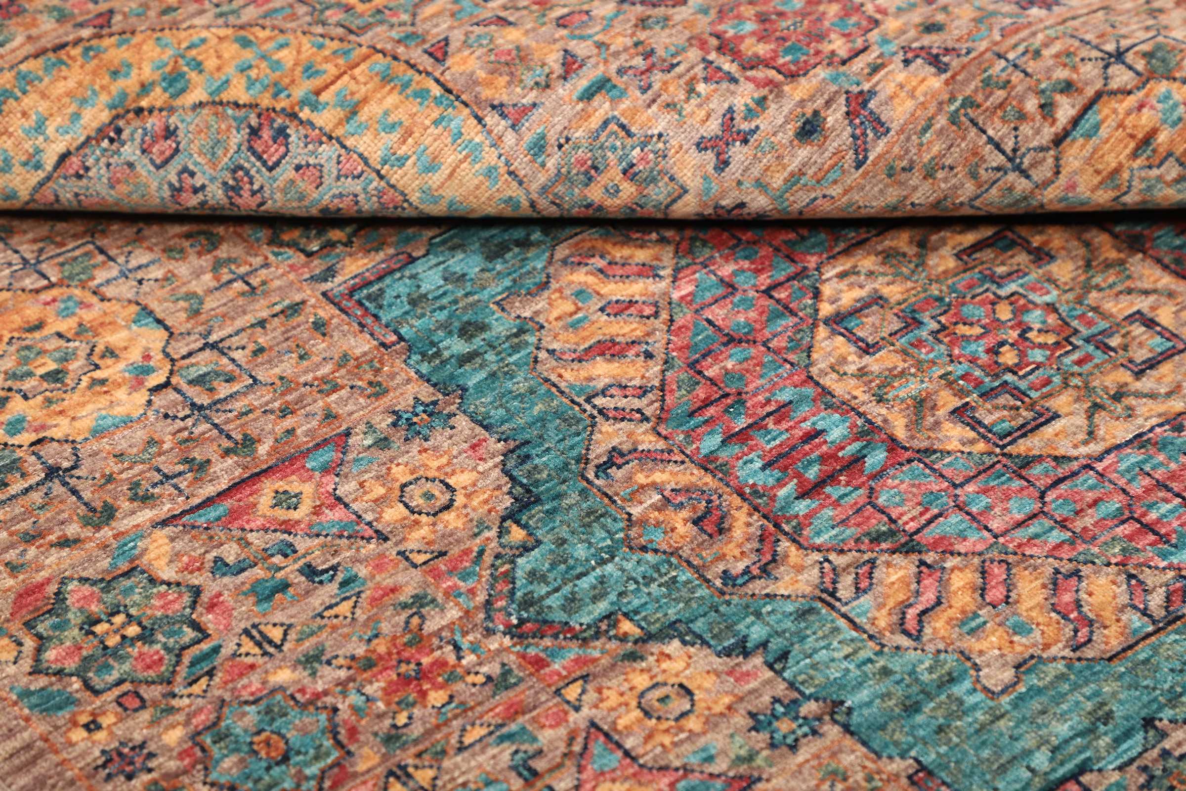 Tappeto Mamelucco (Mamluk) annodato a mano 155x99 Z468978 13 Tappeto Mamelucco (Mamluk) annodato a mano 155x99 Z468978 - immagine 11