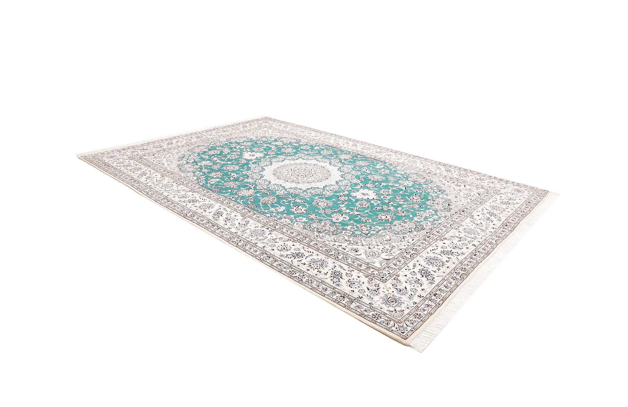 Tappeto Persiano Nain 9 Fili in Lana e Seta 355x248 Z469420 6 Tappeto Persiano Nain 9 Fili in Lana e Seta 355x248 Z469420 - immagine 4
