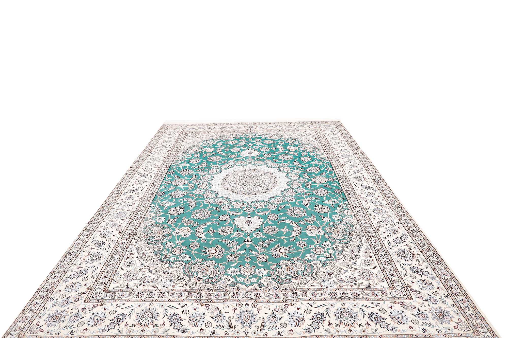 Tappeto Persiano Nain 9 Fili in Lana e Seta 355x248 Z469420 7 Tappeto Persiano Nain 9 Fili in Lana e Seta 355x248 Z469420 - immagine 5