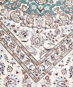 Tappeto Persiano Nain 9 Fili in Lana e Seta 355x248 Z469420 21 Tappeto Persiano Nain 9 Fili in Lana e Seta 355x248 Z469420 - immagine 7