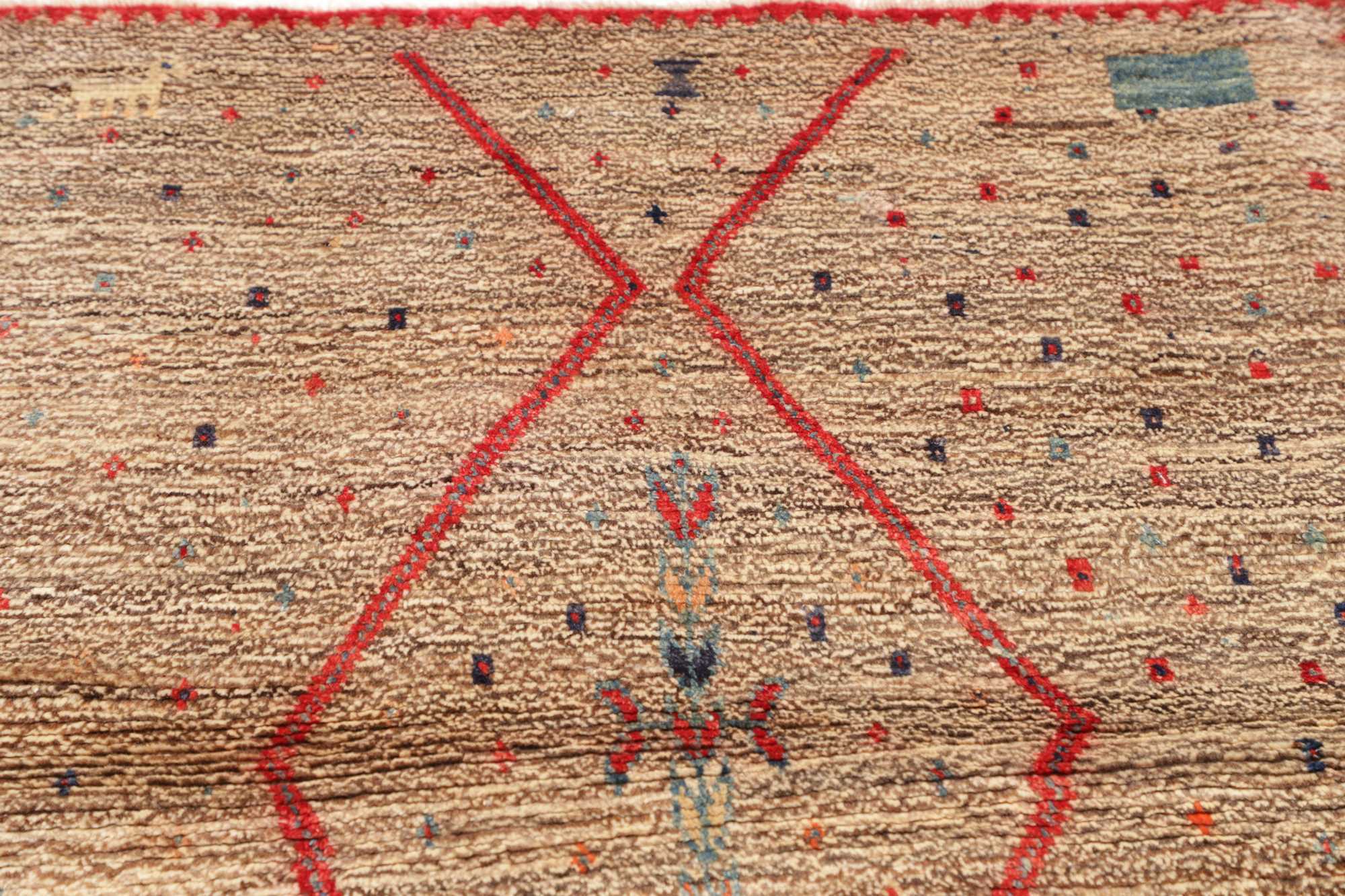 Tappeto Gabbeh persiano fine 169x115- 481472 6 Tappeto Gabbeh persiano fine 169x115- 481472 - immagine 5
