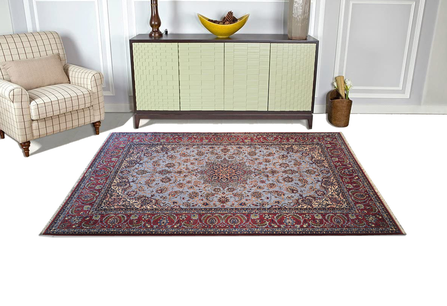 Tappeto Isfahan 250x160 cm - B1737 4 Tappeto Isfahan 250x160 cm - B1737 - immagine 2