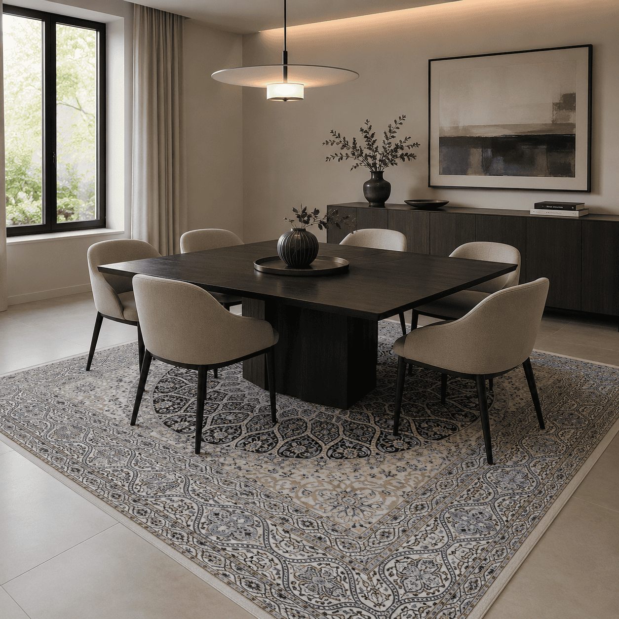 Tappeto NAIN 6 fili extra fine 205x207 Z466329 4 Tappeto NAIN 6 fili extra fine 205x207 Z466329 - immagine 2